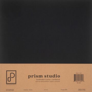 Pre-Order Prism Studio 12X12 Bookmaker's Cardstock, 65lb - Black (25 Sheets)