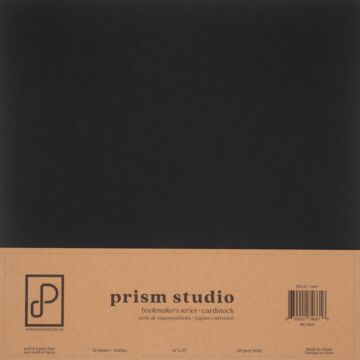 Pre-Order Prism Studio 12X12 Bookmaker's Cardstock, 80lb - Black (25 Sheets)