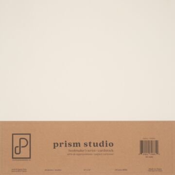 Pre-Order Prism Studio 12X12 Bookmaker's Cardstock, 80lb - Ivory (25 Sheets)