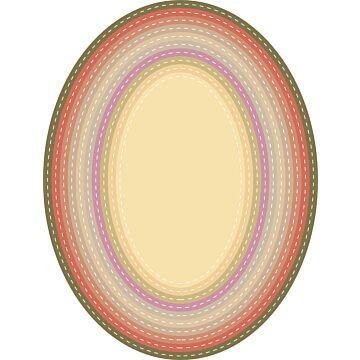 Pre-Order Prism Studio Die, Nesting Stitched Ovals