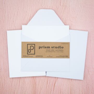 Prism Studio Card Blanks & Envelopes, A2 (Ungummed)