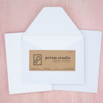 Prism Studio Card Blanks & Envelopes, 5" X 7" (Ungummed)