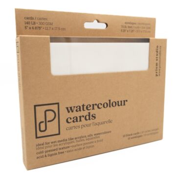 Pre-Order Prism Studio Watercolour Cards, 5" x 6.875" (10 Cards + 10 Envelopes)