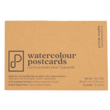 Pre-Order Prism Studio Watercolour Postcards, 4" x 6"