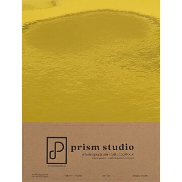 Pre-Order Prism Studio 8.5X11 Whole Spectrum Foil Cardstock, Pharaoh (5 Sheets)