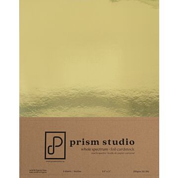 Pre-Order Prism Studio 8.5X11 Whole Spectrum Foil Cardstock, Wedding Band (5 Sheets)