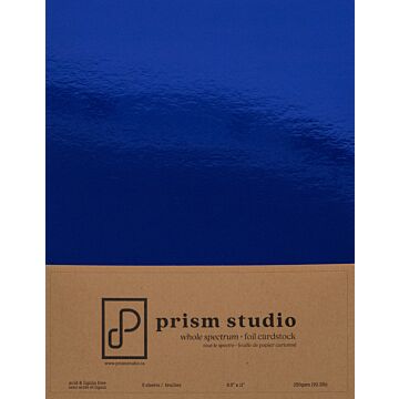Pre-Order Prism Studio 8.5X11 Whole Spectrum Foil Cardstock, Tanzanite (5 Sheets)