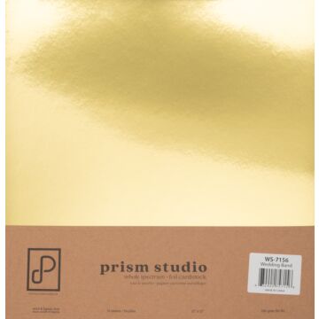 Pre-Order Prism Studio 12X12 Whole Spectrum Foil Cardstock, Wedding Band (15 Sheets)
