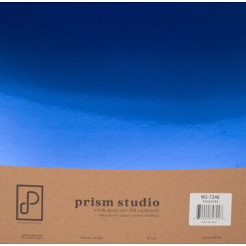 Pre-Order Prism Studio 12X12 Whole Spectrum Foil Cardstock, Tanzanite (15 Sheets)