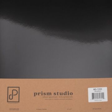 Pre-Order Prism Studio 12X12 Whole Spectrum Foil Cardstock, Obsidian (15 Sheets)