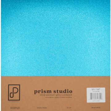 Pre-Order Prism Studio 12X12 Whole Spectrum Glitter Cardstock, Tanzanite (15 sheets)