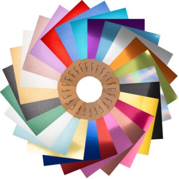 Pre-Order Prism Studio 12" x 12" Whole Spectrum Foil + Glitter Multi-Pack (25 sheets)