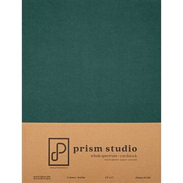 Pre-Order Prism Studio 8.5X11 Whole Spectrum Smooth Cardstock, 92lb - Balsam (10 Sheets)