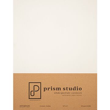 Pre-Order Prism Studio 8.5X11 Whole Spectrum Smooth Cardstock, 110lb - Magnolia (10 Sheets)
