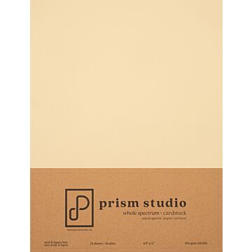 Pre-Order Prism Studio 8.5X11 Whole Spectrum Smooth Cardstock, 110lb - Apricot Zinnia (10 Sheets)
