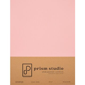 Pre-Order Prism Studio 8.5X11 Whole Spectrum Smooth Cardstock, 110lb - Azalea (10 Sheets)