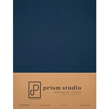 Pre-Order Prism Studio 8.5X11 Whole Spectrum Smooth Cardstock, 110lb - Blueberry Hill (10 Sheets)