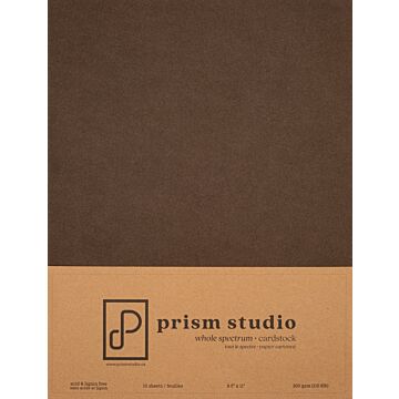 Pre-Order Prism Studio 8.5X11 Whole Spectrum Smooth Cardstock, 110lb - Bulrush (10 Sheets)