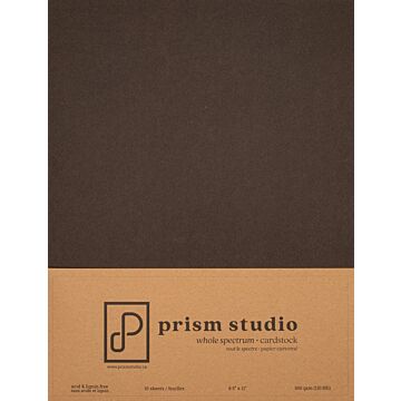 Pre-Order Prism Studio 8.5X11 Whole Spectrum Smooth Cardstock, 110lb - Coconut (10 Sheets)
