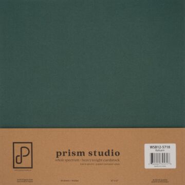 Pre-Order Prism Studio 12X12 Whole Spectrum Smooth Cardstock, 92lb - Balsam (25 Sheets)