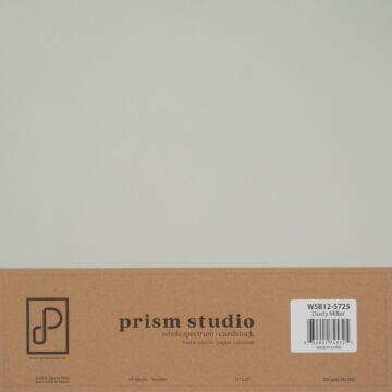 Pre-Order Prism Studio 12X12 Whole Spectrum Smooth Cardstock, 92lb - Dusty Miller (25 Sheets)