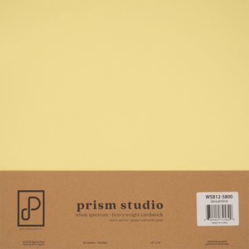 Prism Studio 12X12 Whole Spectrum Cardstock, Jessamine (25 Sheets)