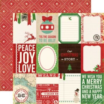 Echo Park Reflections Christmas: Christmas Story 12x12 Patterned Paper (Discontinued)