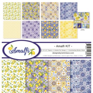 Reminisce 12X12 Collection Kit, Amalfi