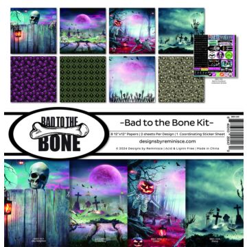 Reminisce 12X12 Collection Kit, Bad to the Bone