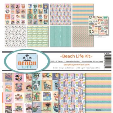Reminisce 12X12 Collection Kit, Beach Life