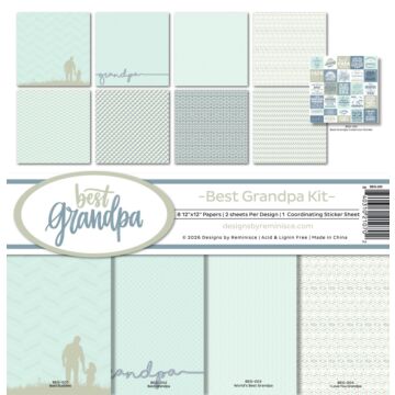 Reminisce Best Grandpa 12X12 Collection Kit