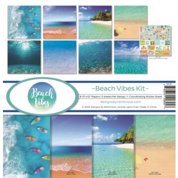 Reminisce 12X12 Collection Kit, Beach Vibes