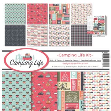 Reminisce 12X12 Collection Kit, Camping Life