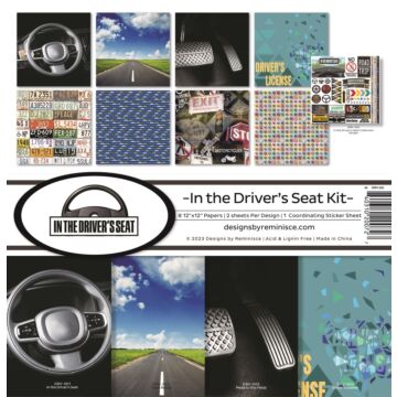 Reminisce - 12X12 Collection Kit, In the Driver's Seat