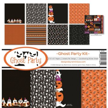 Reminisce 12X12 Collection Kit, Ghost Party