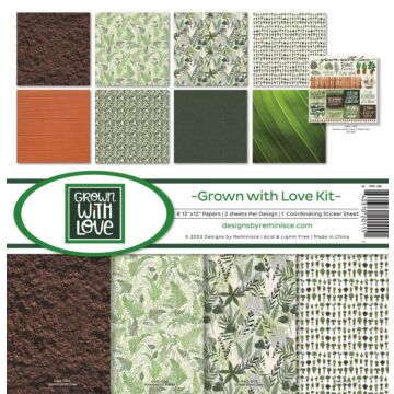 Reminisce - 12X12 Collection Kit, Grown with Love