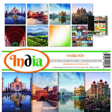 Reminisce 12X12 Collection Kit, India