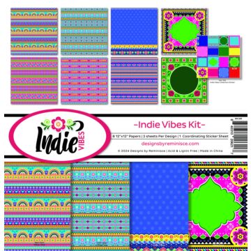 Reminisce 12X12 Collection Kit, Indie Vibes