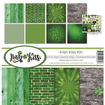 Reminisce 12X12 Collection Kit, Irish Kiss