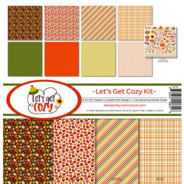 Reminisce 12X12 Collection Kit, Let's Get Cozy