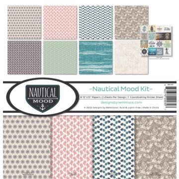 Reminisce 12X12 Collection Kit, Nautical Mood
