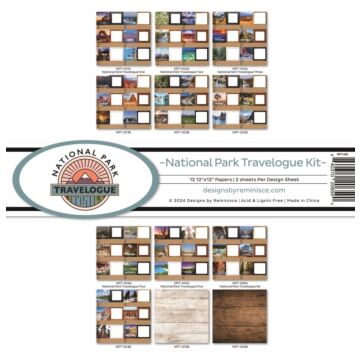 Reminisce 12X12 Collection Kit, National Park Travelogue