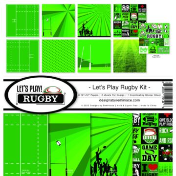 Reminisce Rugby 12X12 Collection Kit