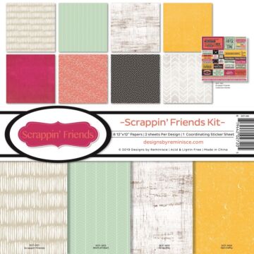 Reminisce 12X12 Collection Kit, Scrappin' Friends