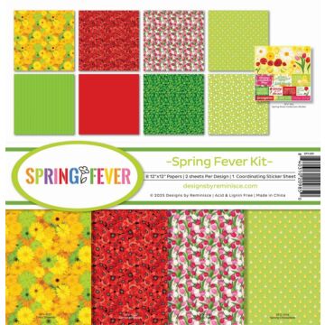 Reminisce 12X12 Collection Kit, Spring Fever