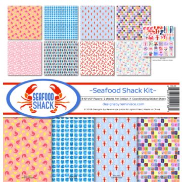 Reminisce Seafood Shack 12X12 Collection Kit