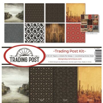 Reminisce 12X12 Collection Kit, Trading Post