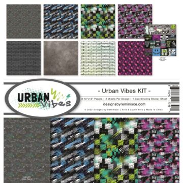 Reminisce 12X12 Collection Kit, Urban Vibes