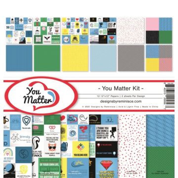 Reminisce 12X12 Collection Kit, You Matter