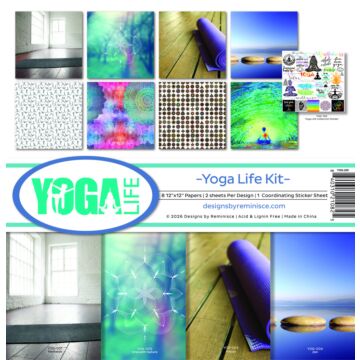 Reminisce Yoga Life 12X12 Collection Kit